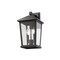 Z-Lite Beacon 2 Light Outdoor Wall Sconce, Black & Clear Beveled 568M-BK - alternate 5